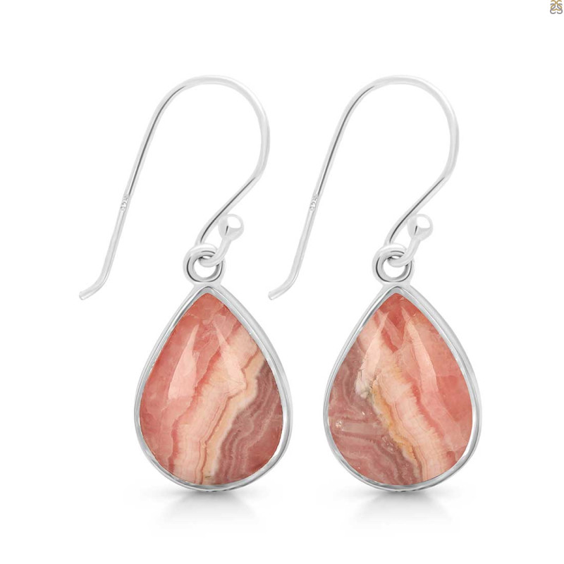 Rhodochrosite Earring-E RDC-3-56
