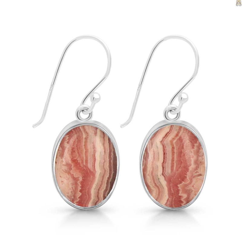 Rhodochrosite Earring-E RDC-3-57
