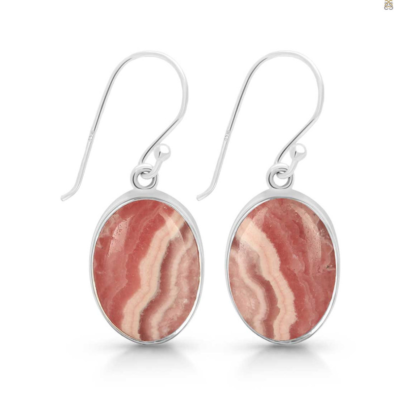 Rhodochrosite Earring-E RDC-3-58