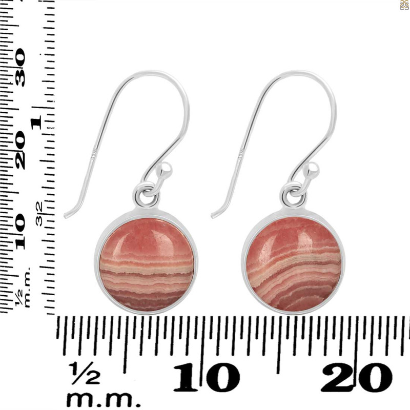 Rhodochrosite Earring-E RDC-3-63