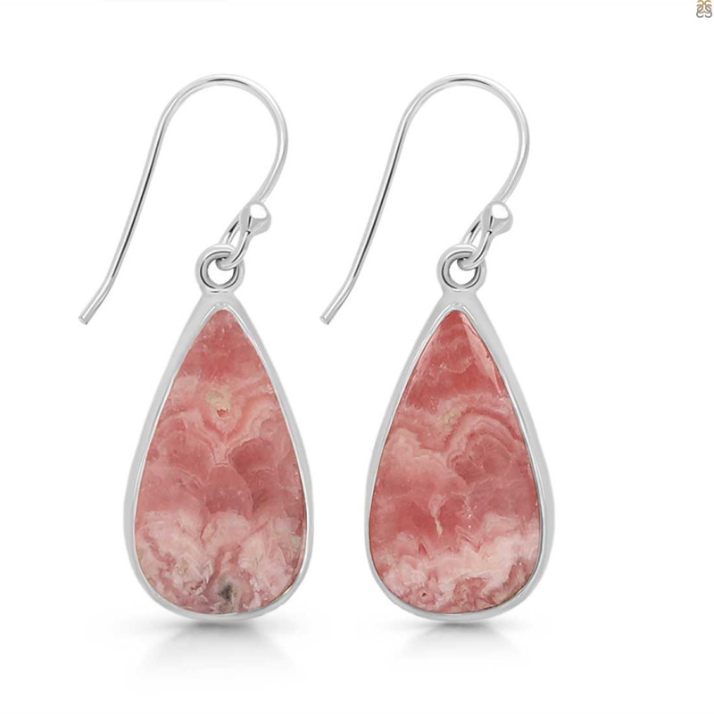 Rhodochrosite Earring-E RDC-3-67