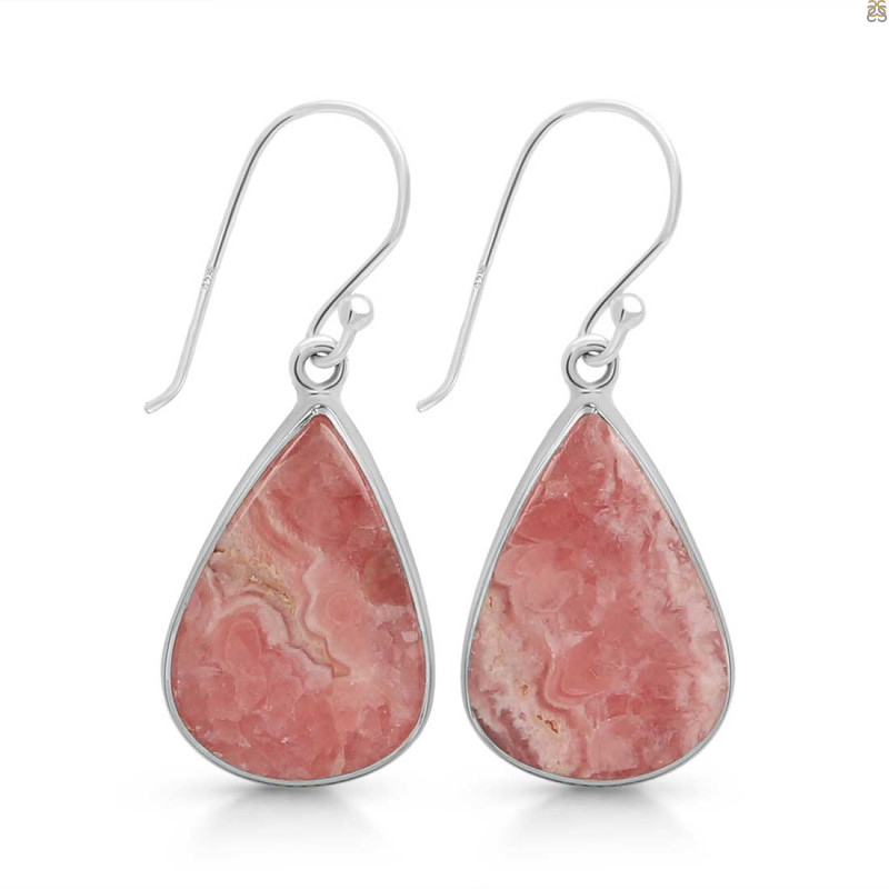 Rhodochrosite Earring-E RDC-3-68
