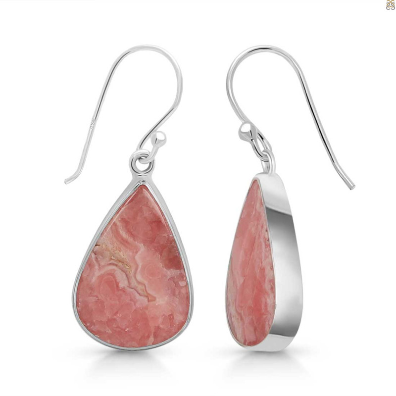 Rhodochrosite Earring-E RDC-3-68
