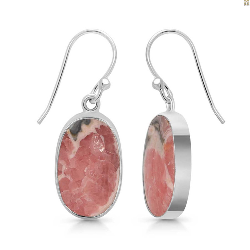 Rhodochrosite Earring-E RDC-3-69