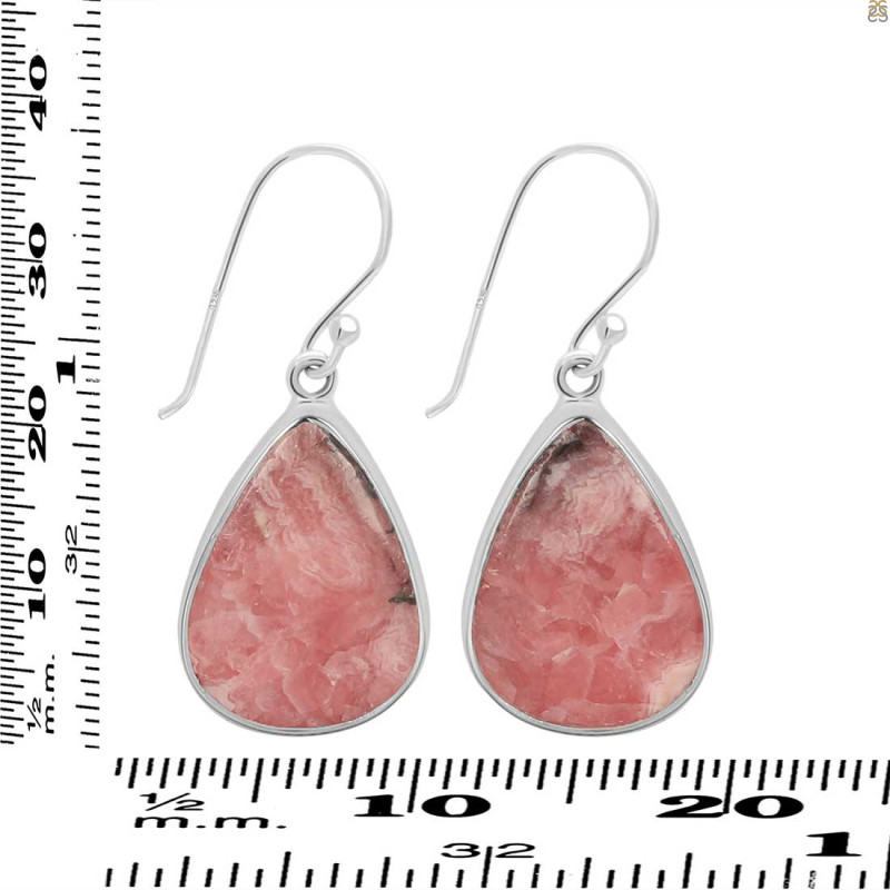 Rhodochrosite Earring-E RDC-3-70