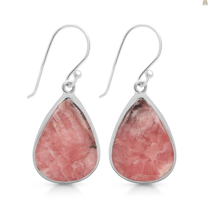 Rhodochrosite Earring-E RDC-3-70