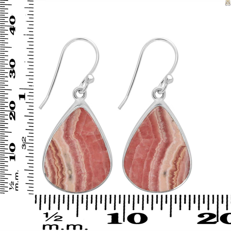 Rhodochrosite Earring-E RDC-3-71