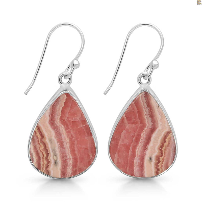 Rhodochrosite Earring-E RDC-3-71