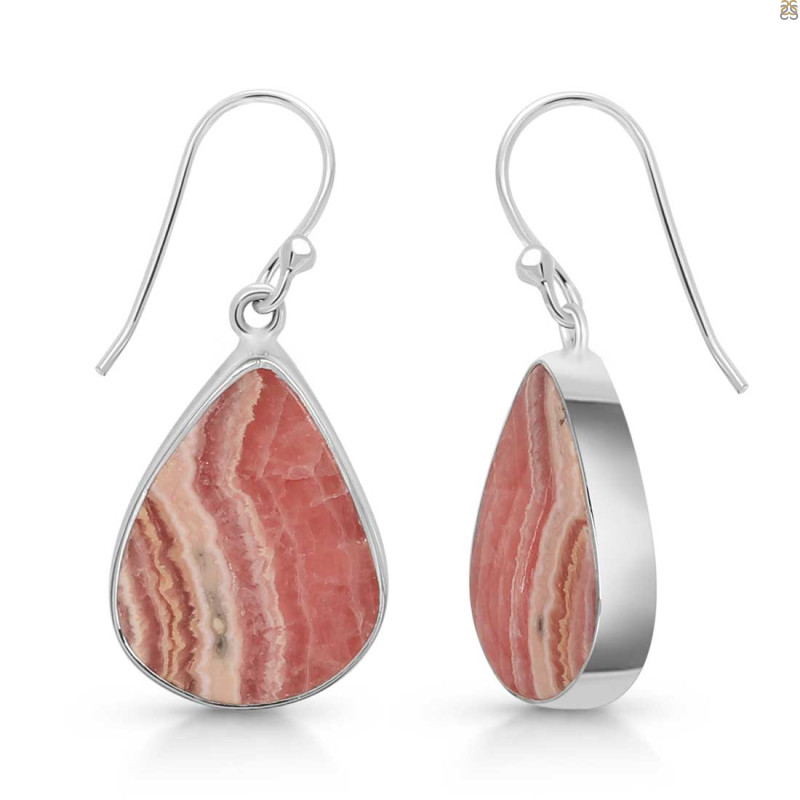 Rhodochrosite Earring-E RDC-3-71