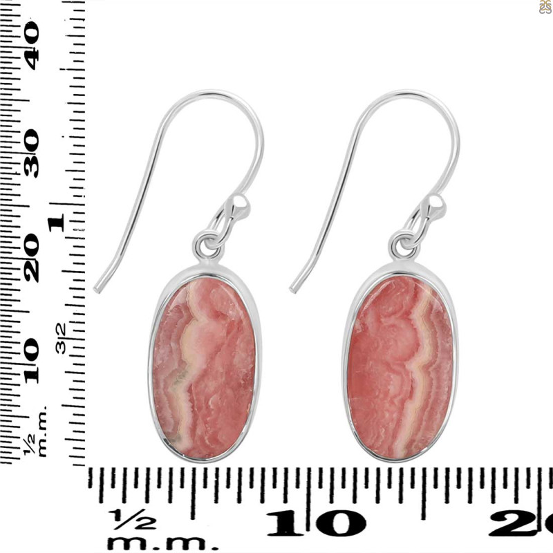 Rhodochrosite Earring-E RDC-3-72