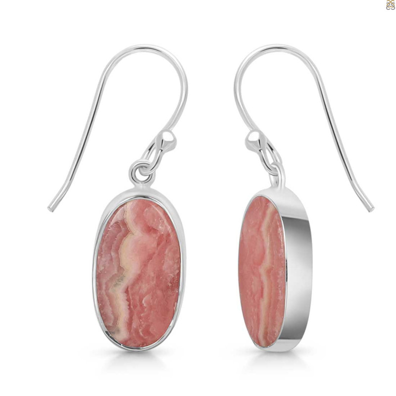 Rhodochrosite Earring-E RDC-3-72