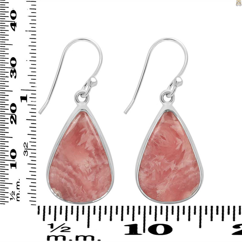 Rhodochrosite Earring-E RDC-3-73