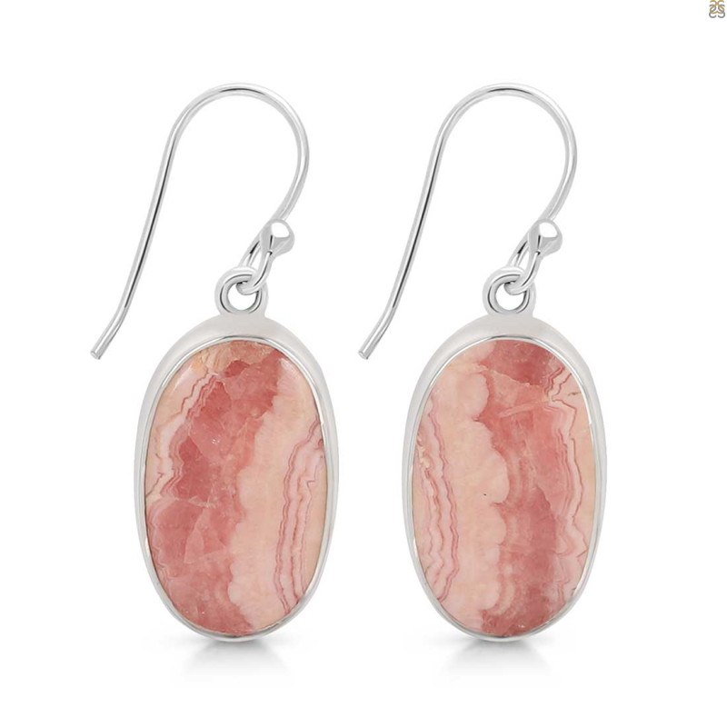 Rhodochrosite Earring-E RDC-3-74