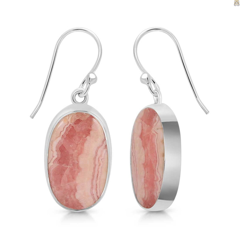 Rhodochrosite Earring-E RDC-3-74