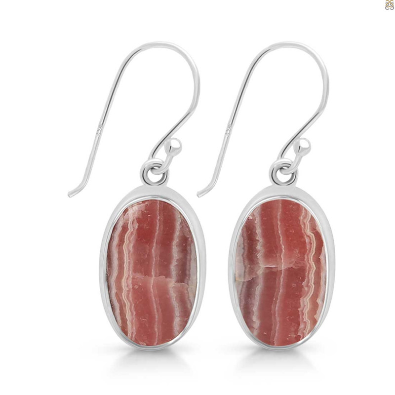 Rhodochrosite Earring-E RDC-3-75