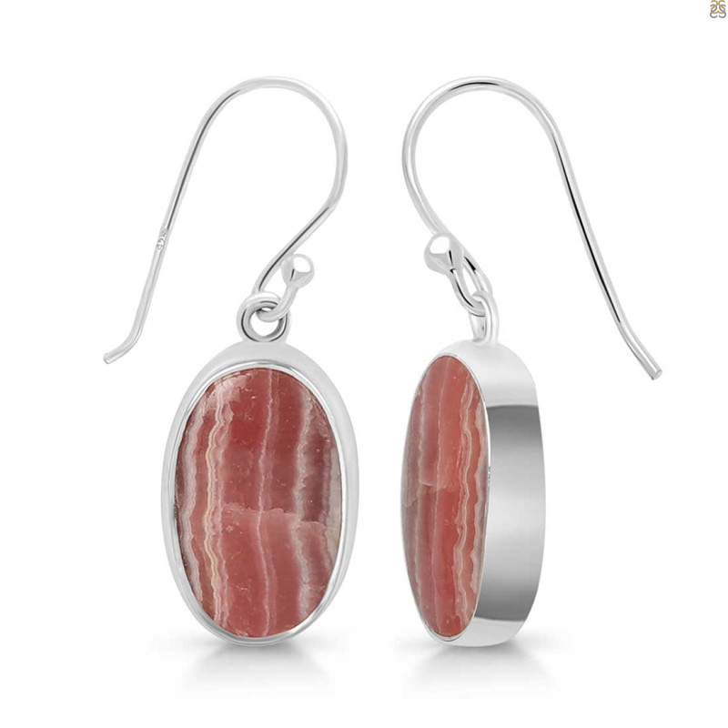 Rhodochrosite Earring-E RDC-3-75