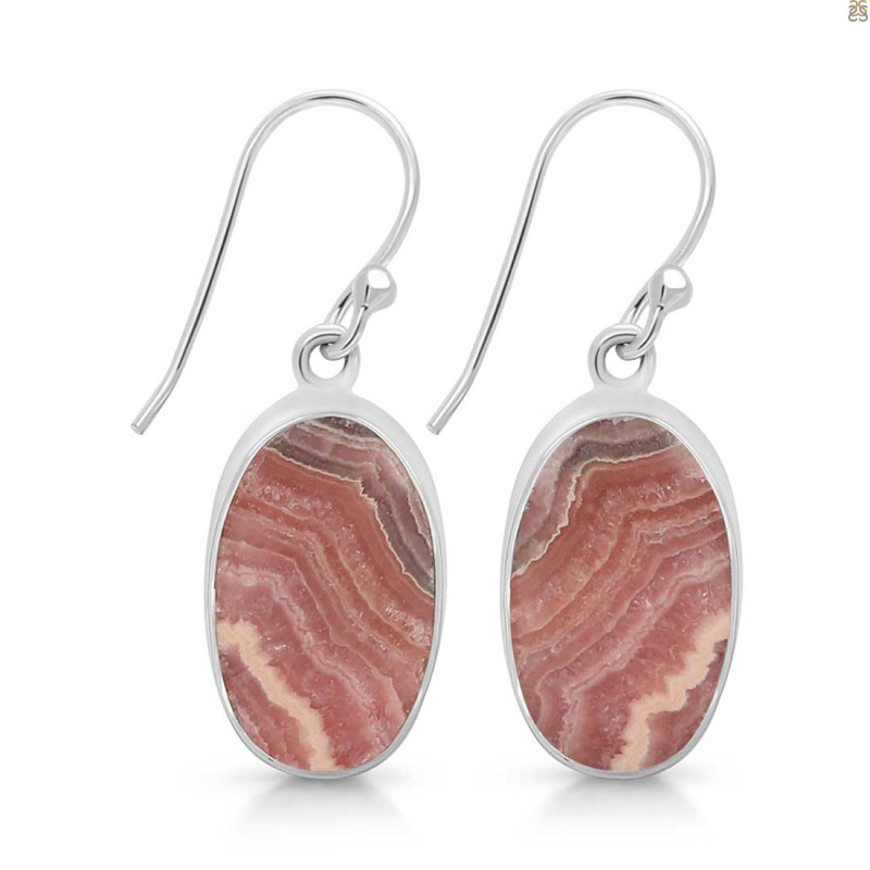 Rhodochrosite Earring-E RDC-3-76