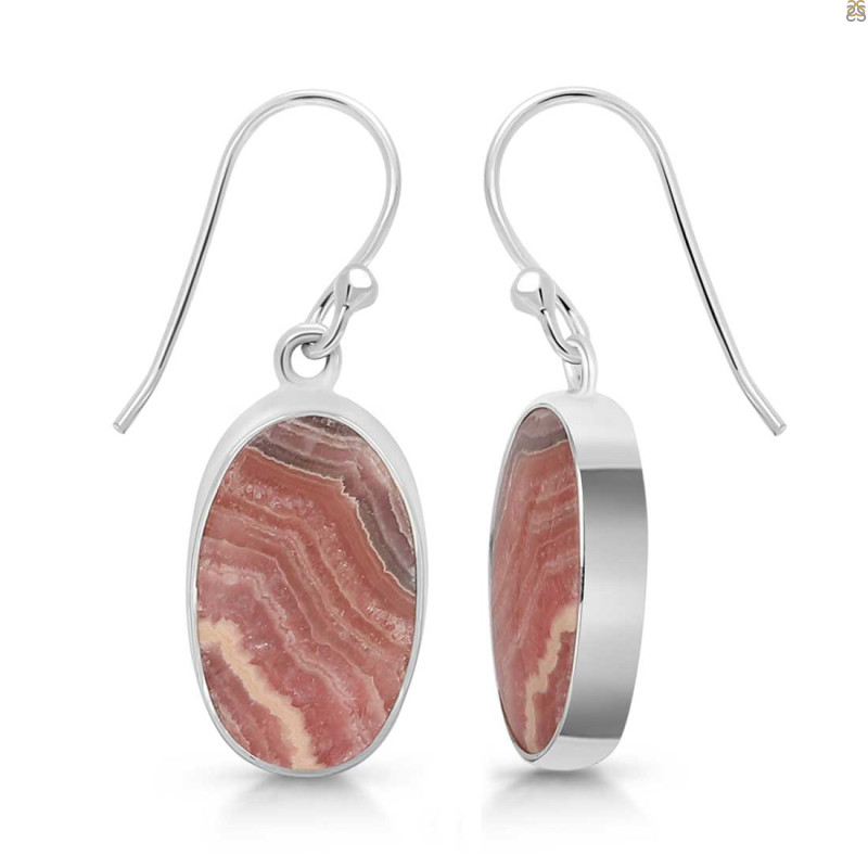 Rhodochrosite Earring-E RDC-3-76