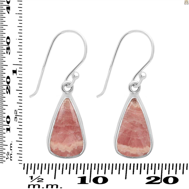 Rhodochrosite Earring-E RDC-3-77