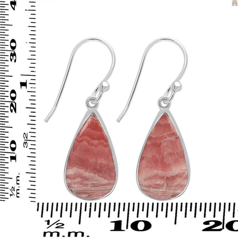 Rhodochrosite Earring-E RDC-3-79