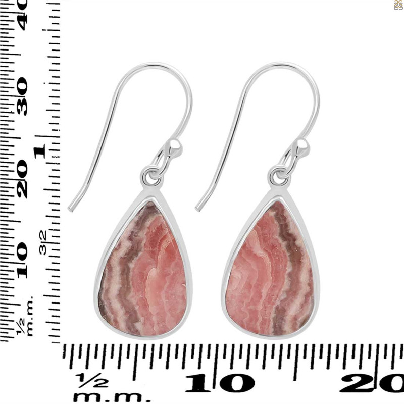 Rhodochrosite Earring-E RDC-3-80