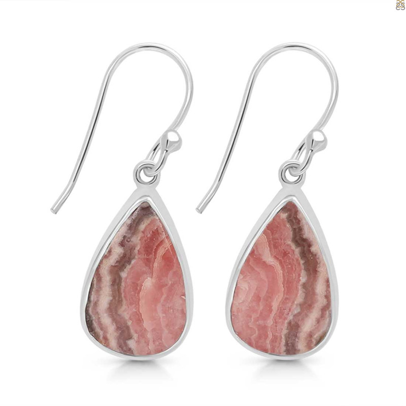 Rhodochrosite Earring-E RDC-3-80
