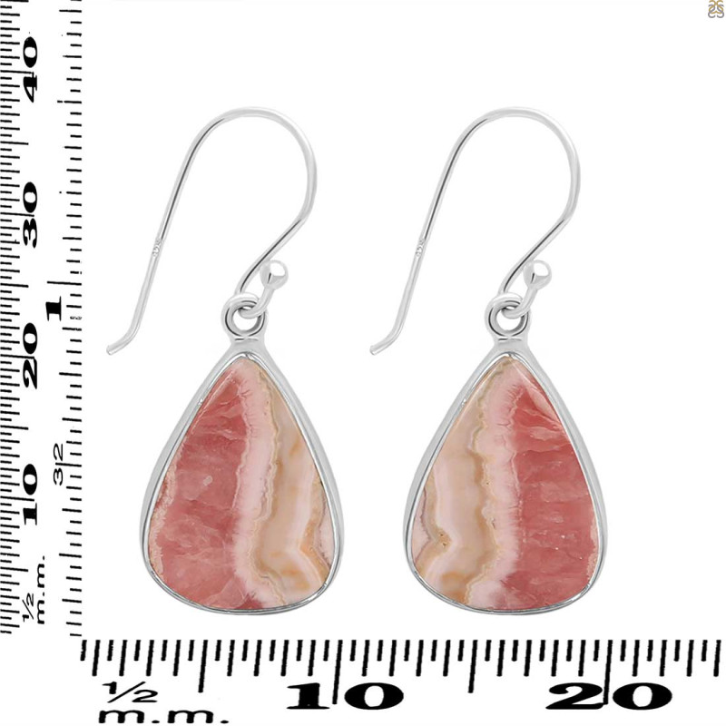 Rhodochrosite Earring-E RDC-3-81