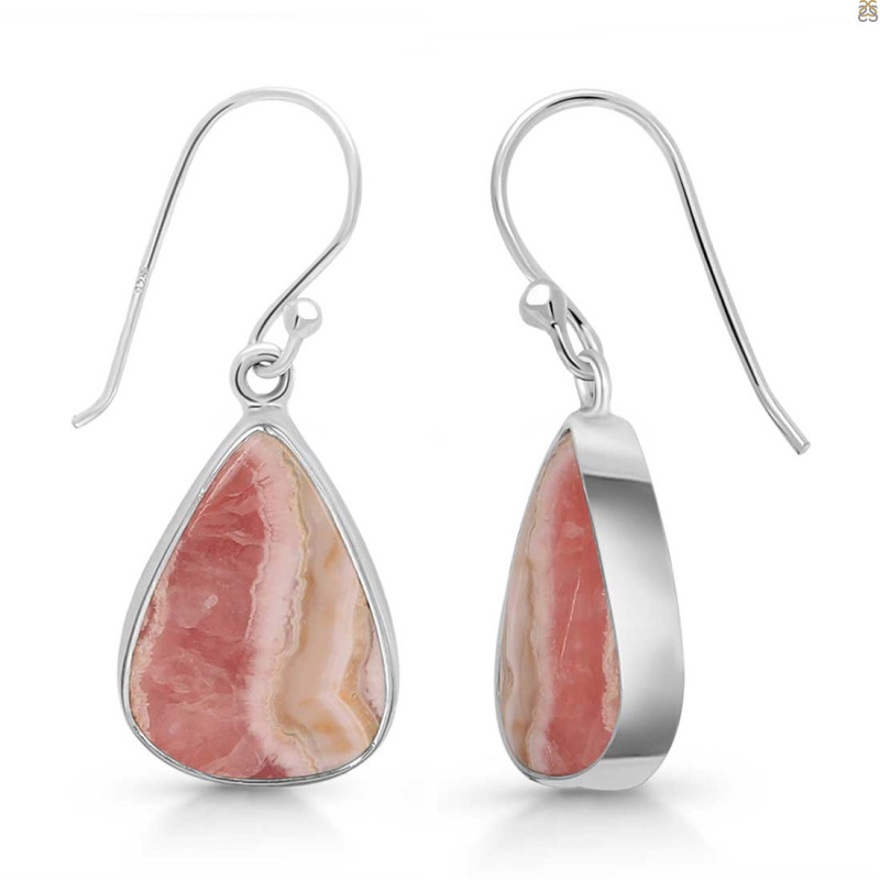 Rhodochrosite Earring-E RDC-3-81