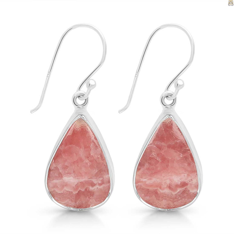 Rhodochrosite Earring-E RDC-3-82
