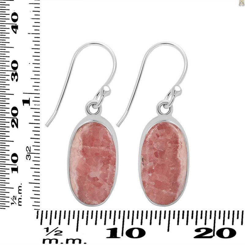 Rhodochrosite Earring-E RDC-3-83
