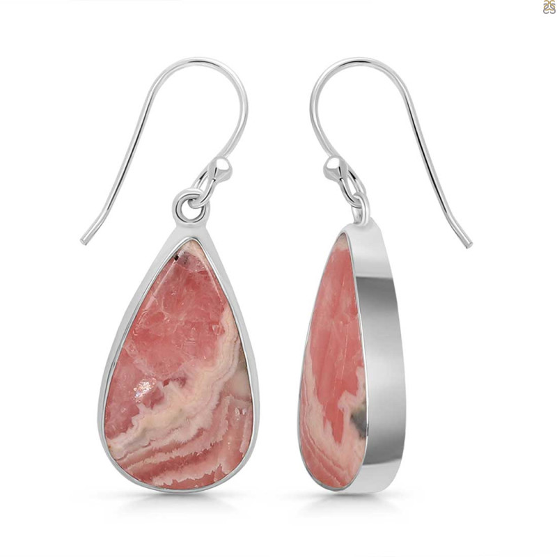 Rhodochrosite Earring-E RDC-3-84
