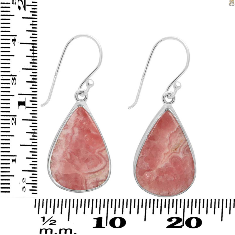 Rhodochrosite Earring-E RDC-3-85