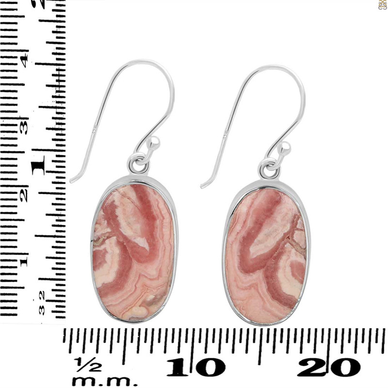 Rhodochrosite Earring-E RDC-3-86