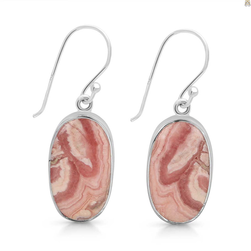 Rhodochrosite Earring-E RDC-3-86