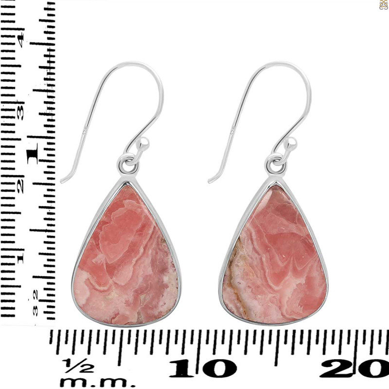 Rhodochrosite Earring-E RDC-3-87