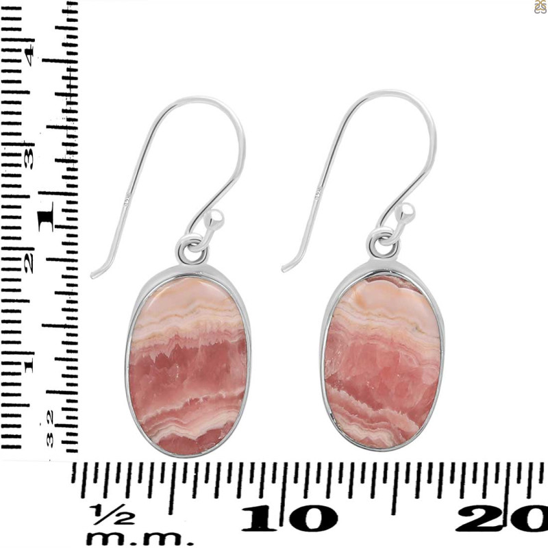 Rhodochrosite Earring-E RDC-3-88