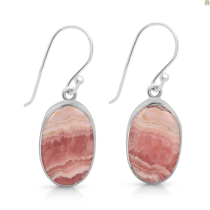 Rhodochrosite Earring-E RDC-3-88