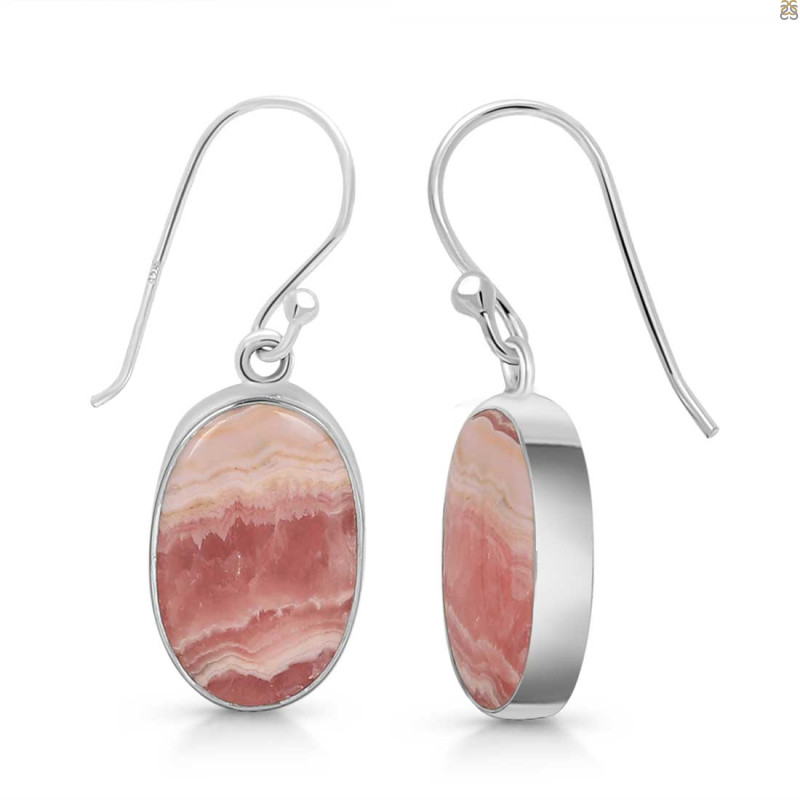 Rhodochrosite Earring-E RDC-3-88