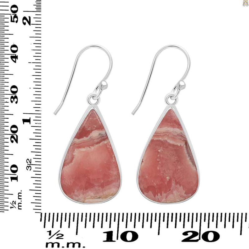 Rhodochrosite Earring-E RDC-3-90