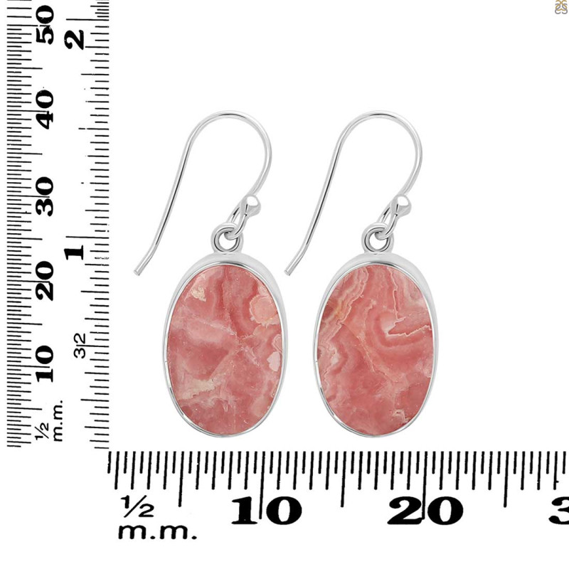 Rhodochrosite Earring-E RDC-3-91
