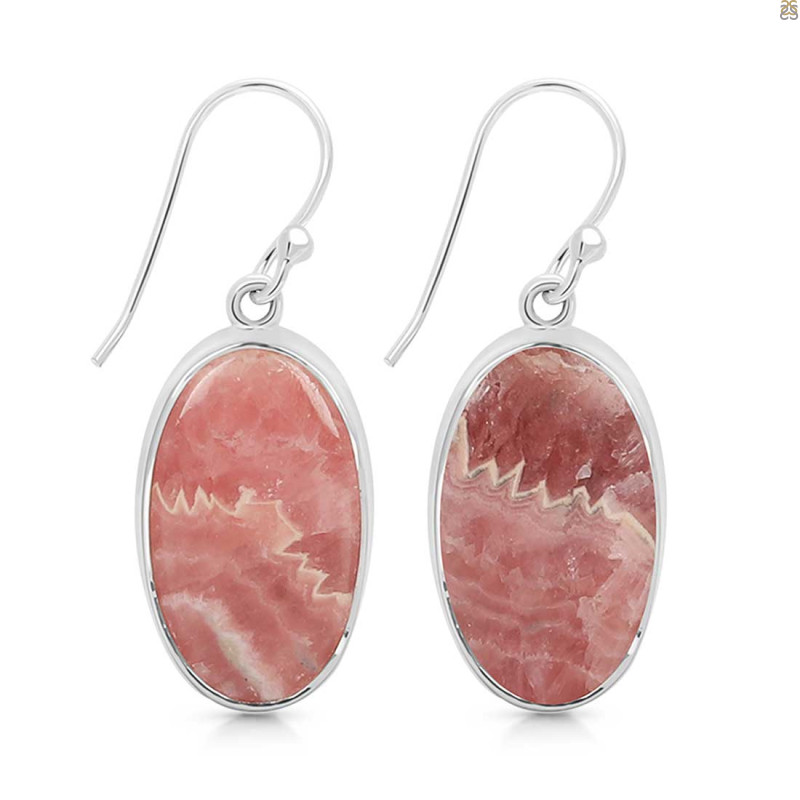 Rhodochrosite Earring-E RDC-3-92