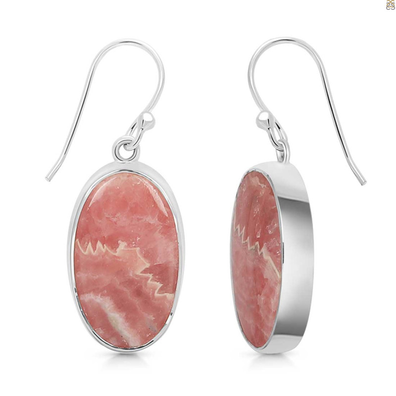 Rhodochrosite Earring-E RDC-3-92