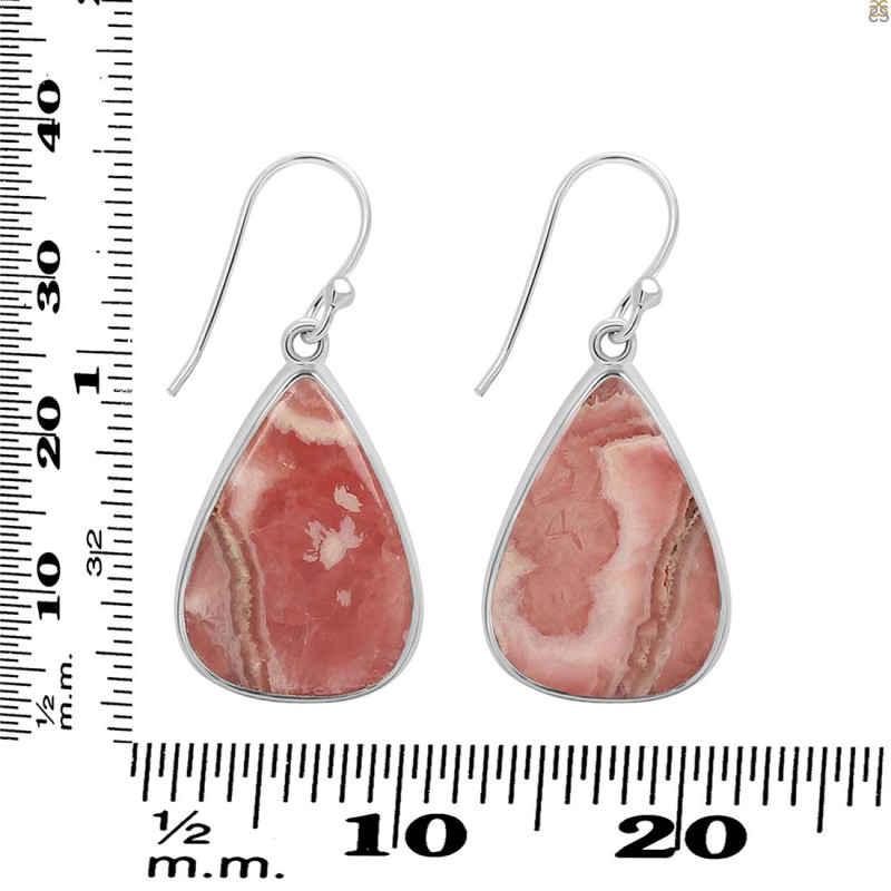 Rhodochrosite Earring-E RDC-3-93