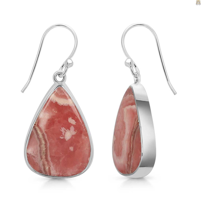 Rhodochrosite Earring-E RDC-3-93