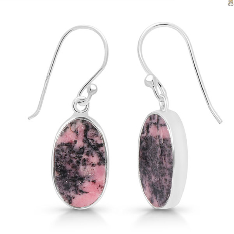 Rhodonite Earring-E RDN-3-34