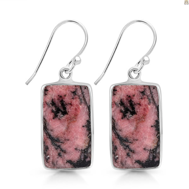 Rhodonite Earring-E RDN-3-47