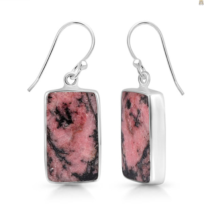 Rhodonite Earring-E RDN-3-47