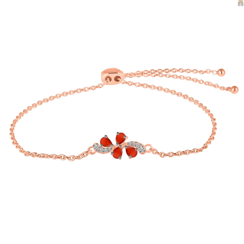 Red Onyx Bracelet With Adjustable Camera Lock ROX-RDB-148.