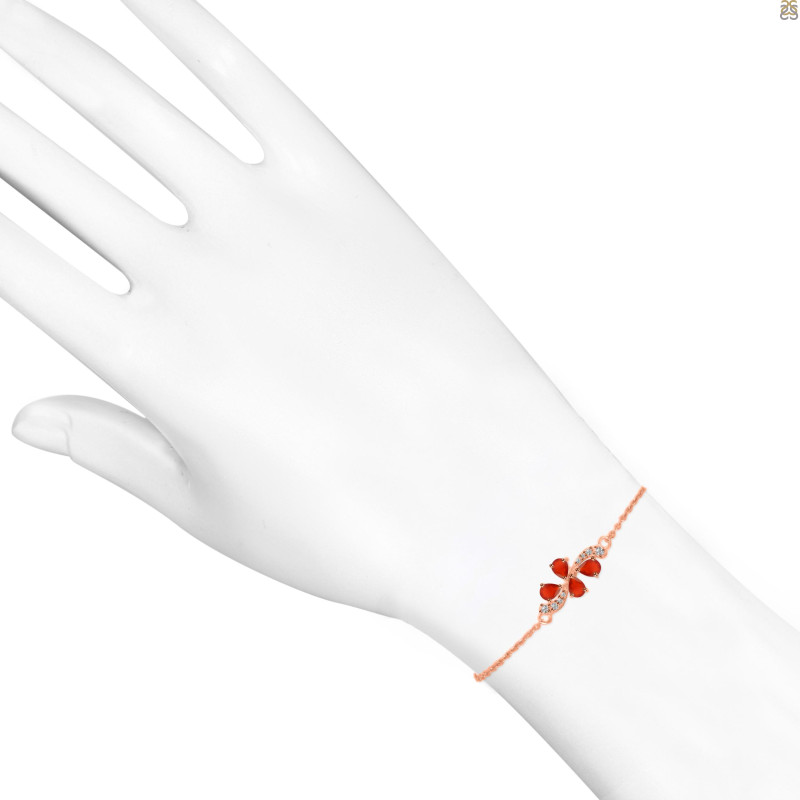Red Onyx Bracelet With Adjustable Camera Lock ROX-RDB-148.