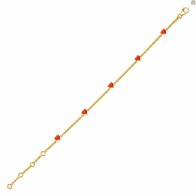Red Onyx Bracelet ROX-RDB-169.